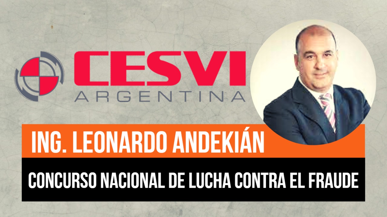 CONCURSO NACIONAL DE LUCHA CONTRA EL FRAUDE: Días atrás tuvo lugar la entrega de premios del tradicional concurso organizado por el CESVI. Conversamos con el Ing. Leonardo Andekián, Gerente de Negocios y Clientes de la empresa, para que nos cuente su visión de este concurso y los trabajos ganadores